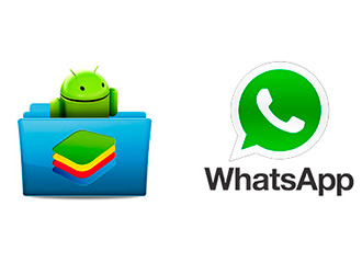 whatsapp+Bluestack-logo